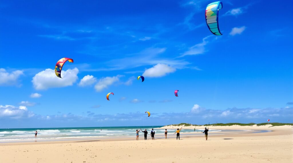 ou apprendre le kitesurf