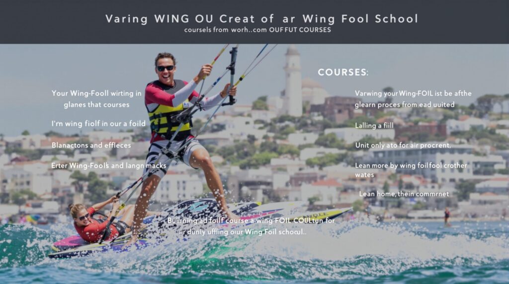 ecole de wing foil