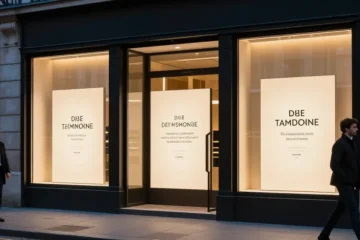 affiche vitrine immobilier